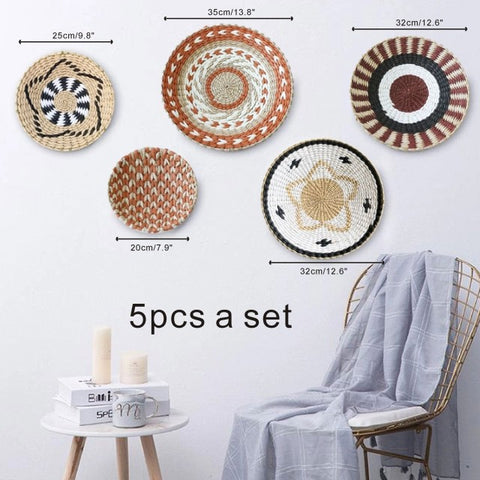 Round Rattan Wall Hanging Crafts