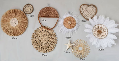 Round Rattan Wall Hanging Crafts