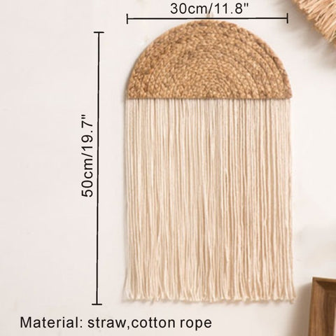 Round Rattan Wall Hanging Crafts