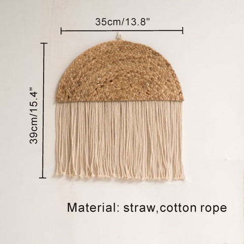 Round Rattan Wall Hanging Crafts