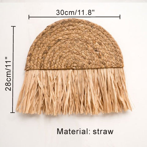 Round Rattan Wall Hanging Crafts