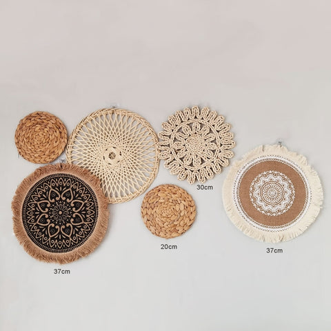 Round Rattan Wall Hanging Crafts