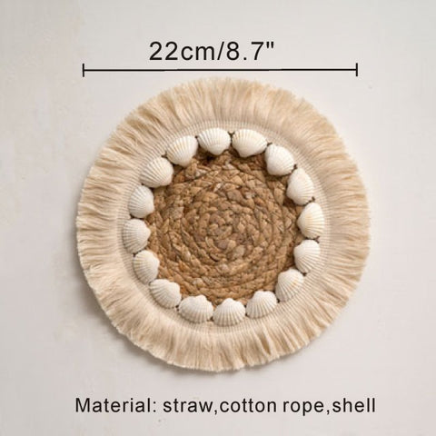 Round Rattan Wall Hanging Crafts