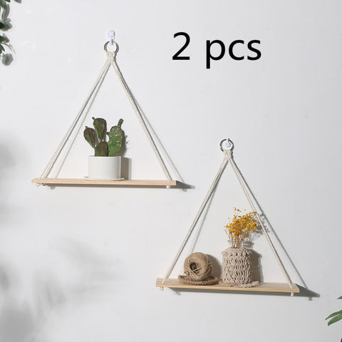 Macrame Wall Hanging Shelves