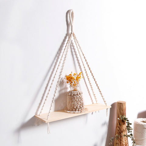 Macrame Wall Hanging Shelves