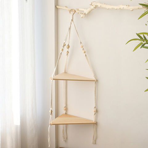 Macrame Wall Hanging Shelves