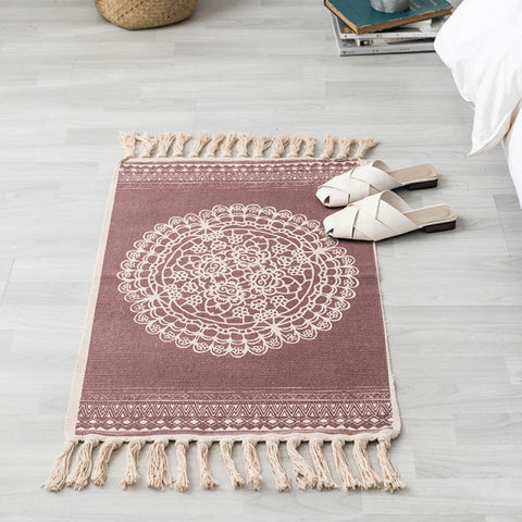 Bohemian Handwoven Floor Mat