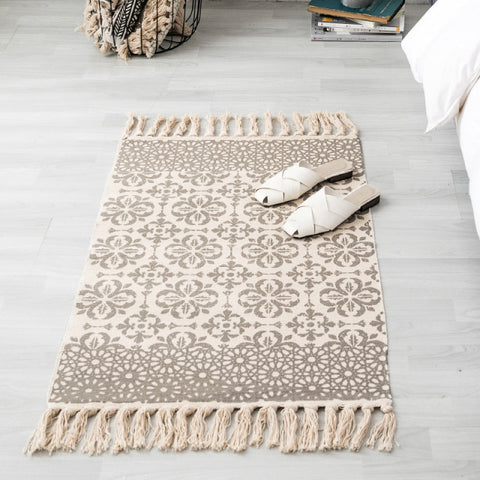 Bohemian Handwoven Floor Mat