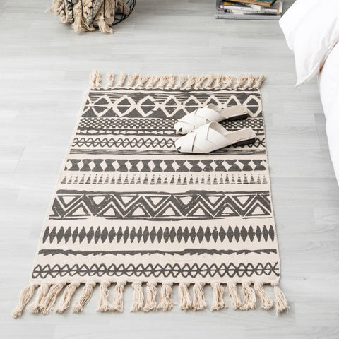 Bohemian Handwoven Floor Mat