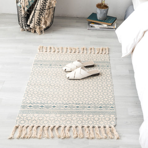 Bohemian Handwoven Floor Mat