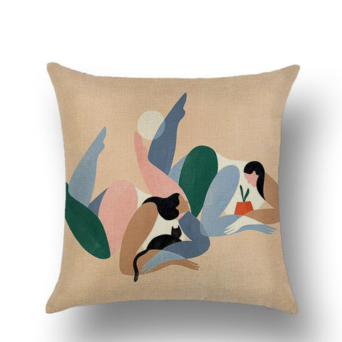 Modern Minimalist Art Pillowcase