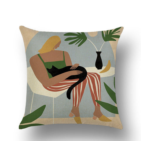 Modern Minimalist Art Pillowcase