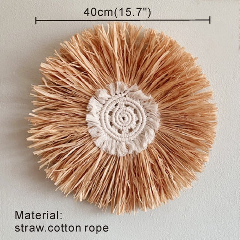Round Rattan Wall Hanging Crafts