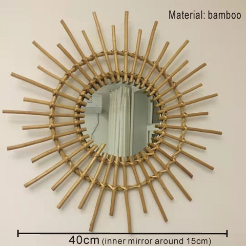 Round Rattan Wall Hanging Crafts