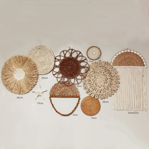 Round Rattan Wall Hanging Crafts