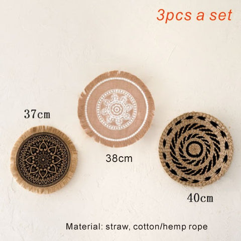 Round Rattan Wall Hanging Crafts