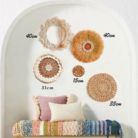 Round Rattan Wall Hanging Crafts