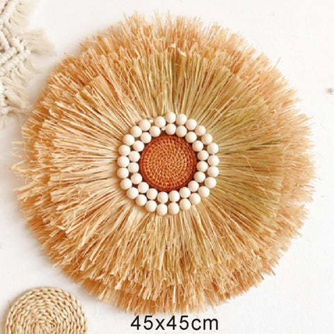 Round Rattan Wall Hanging Crafts