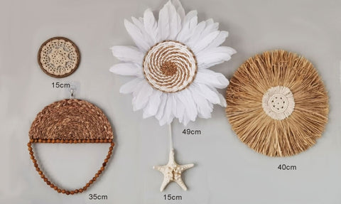 Round Rattan Wall Hanging Crafts