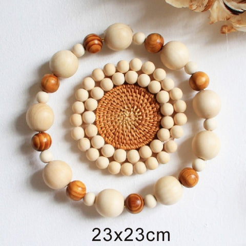 Round Rattan Wall Hanging Crafts