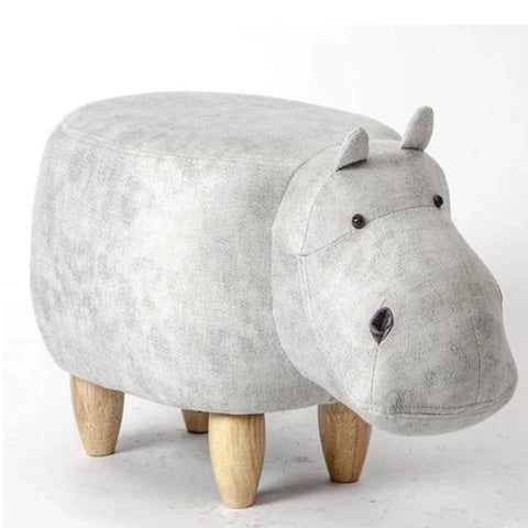 Dondi - Beautiful Hippo Storage Stool - Silky decor